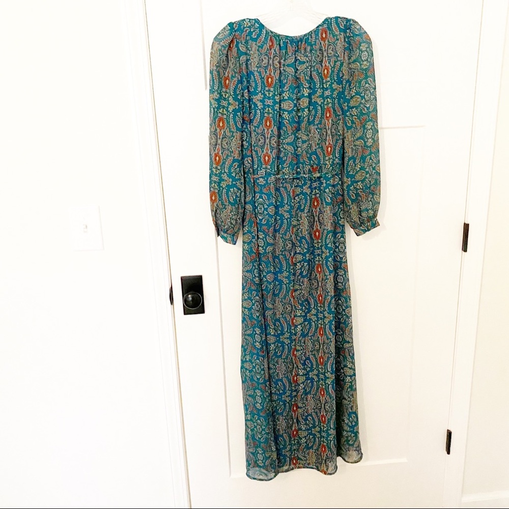 Speechless paisley maxi dress with sleeves size XS - Picture 3 of 3
